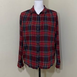 Madewell Women's  Long Sleeve Button-Down Shirt size medium